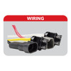 TRUX TLED-H113 PB. 389/388/367/567 LED PROJECTOR BLACK HEADLIGHT ASSEMBLY - PASSENGER SIDE