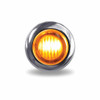TRUX TLED-B2A 3/4" AMBER MARKER ROUND LED LIGHT - 3 DIODES