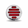 TRUX TLED-F2R 2" RED MARKER FLATLINE ROUND LED LIGHT - 9 DIODES