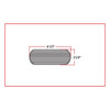 TRUX TLED-OXRB DUAL REVOLUTION RED STOP, TURN & TAIL TO BLUE AUXILIARY LED OVAL LIGHT