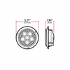 TRUX TLED-UX8 5" LEGACY SERIES BLACK ROUND SPOT BEAM LED WORK LIGHT WITH FLANGE MOUNT (6 DIODES) TRUX TLED-UX8 5" LEGACY SERIES BLACK ROUND SPOT BEAM LED WORK LIGHT WITH FLANGE MOUNT (6 DIODES)