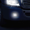 TRUX TLED-H42 CHROME FREIGHTLINER CASCADIA LED PROJECTOR FOG LIGHT - PASSENGER SIDE