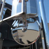 TRUX TM-2002 8" CONVEX MIRROR WITH CENTER MOUNTING BRACKET