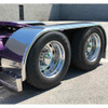TRUX TFEN-F10 142" STAINLESS STEEL "THE BOSS" FULL FENDERS WITH LONG DROP & ROLLED EDGE (14 GAUGE)