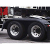 TRUX TFEN-F26 133" POLY 3 RIBBED FULL FENDERS WITH ROLLED EDGE
