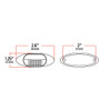 TRUX TB-C7W WHITE LICENSE PLATE & STEP LED LIGHT TRUX TB-C7W WHITE LICENSE PLATE & STEP LED LIGHT