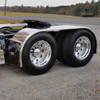 TRUX TFEN-F33 142" STAINLESS STEEL "THE BOSS" FULL FENDERS WITH LONG DROP & ROLLED EDGE (14 GAUGE)
