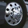 TRUX TNUT-MF2T MAG WHEEL 33MM CHROME ABS PLASTIC THREADED NUT COVER