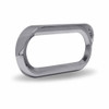 TRUX TBEZ-OBCH5 OVAL CHROME PLASTIC "LOCK ON" BEZEL WITH VISOR