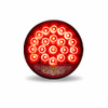 TRUX TLED-450R RED / CLEAR LED S/T/T BACK UP WORK COMBO LAMP LIGH