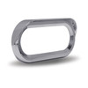 TRUX TBEZ-OBCH2 OVAL CHROME PLASTIC "SCREW ON" BEZEL WITH VISOR