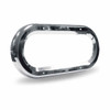 TRUX TBEZ-OBCH3 OVAL CHROME PLASTIC "SCREW ON" BEZEL
