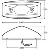 Truck-Lite 26311R 26 Series M/C Light W/Aluminum Housing
