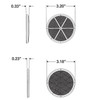 Truck-Lite 47 Stick-On 3-3/16 Round Reflector