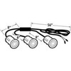Truck-Lite 33751R 33 Series 5 Light ID Assembly