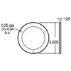 Truck-Lite 44709 44 Series SS Security Ring W/Powder Black