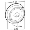 Truck-Lite 10279R LED 10 Series Combo Light & Flange