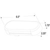 Truck-Lite 6051 Red LED Signal Stat S/T/T Oval Sealed Light Clear Lens 24 Diode