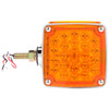 Truck-Lite 2756 Red/Amber LED Dual Face Pedestal Light Square Curbside 18 Diode
