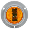 Truck-Lite 30251Y LED 30 Series Omni Volt M/C Light Gray Flange