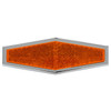 Truck-Lite 98034Y Hexagon Reflector W/ Chrome