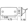 Truck-Lite 25250Y LED 25 Series Cab Marker Surface Mount