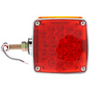 Truck-Lite 2753 Red/Amber LED Dual Face Pedestal Light Square Roadside 18 Diode