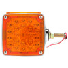 Truck-Lite 2753 Red/Amber LED Dual Face Pedestal Light Square Roadside 18 Diode