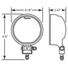 Truck-Lite 81360 81 Series LED Work Light 12V & Hardware