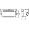 Truck-Lite 60021R LLV 60 Series CHMSL Light Kit