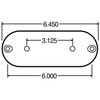Truck-Lite 99011R 60 Series Oval Tail Lens