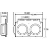 Truck-Lite 40756 40 Series Module S/T/T W/Side Marker Roadside LH