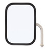 Truck-Lite 97661 Mirror 4" Elbow 7.5" x 10.5" Silver Stainless Steel