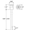 Truck-Lite 96107 Plug Male Pin 3 PIN
