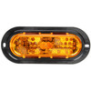 Truck-Lite 60292Y LED 60 Series F/P/T Light W/Black Flange