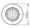 Dinex 17200019 Universal Fitting M14X1.5/Ø5.4