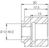 Dinex 17200027 Universal Fitting M14X1.5/Ø7.4
