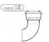 Dinex 3FA005 Exhaust Pipe For Freightliner