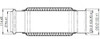 Dinex 3FE006 Exhaust Bellow For Freightliner