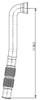 Dinex 3FE040 Exhaust Bellow For Freightliner