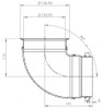 Dinex 5EE045 Diesel Exhaust Fluid Pipe (DEF) For Kenworth/Peterbilt