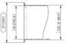Dinex 6IA015 Exhaust Pipe For International