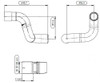 Dinex 8CA033 Exhaust Pipe For Mack