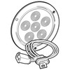 Truck-Lite 44032R LED Super 44 S/T/T W/Gray Flange 6 Diode Light Kit