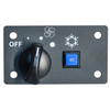 50-0100 MEI Truck Air Control Panel Assembly Three Speed With Air Conditioning