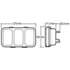 Truck-Lite 45421 LED 45 Series European Approved Module 10-30 Volt LH