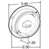 Truck-Lite 30279Y LED 30 Series High Profile Light & Gray Flange
