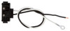 94991 Truck-Lite Tail Plug, 16 Gauge GPT Wire, Right Angle PL-2, Stripped End/Ring Terminal, 11 inch
