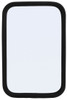 97656 Truck-Lite 5.5 x 8.5 inch Flat Glass Silver Stainless Steel Flat Mirror, Universal