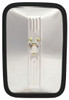 97656 Truck-Lite 5.5 x 8.5 inch Flat Glass Silver Stainless Steel Flat Mirror, Universal